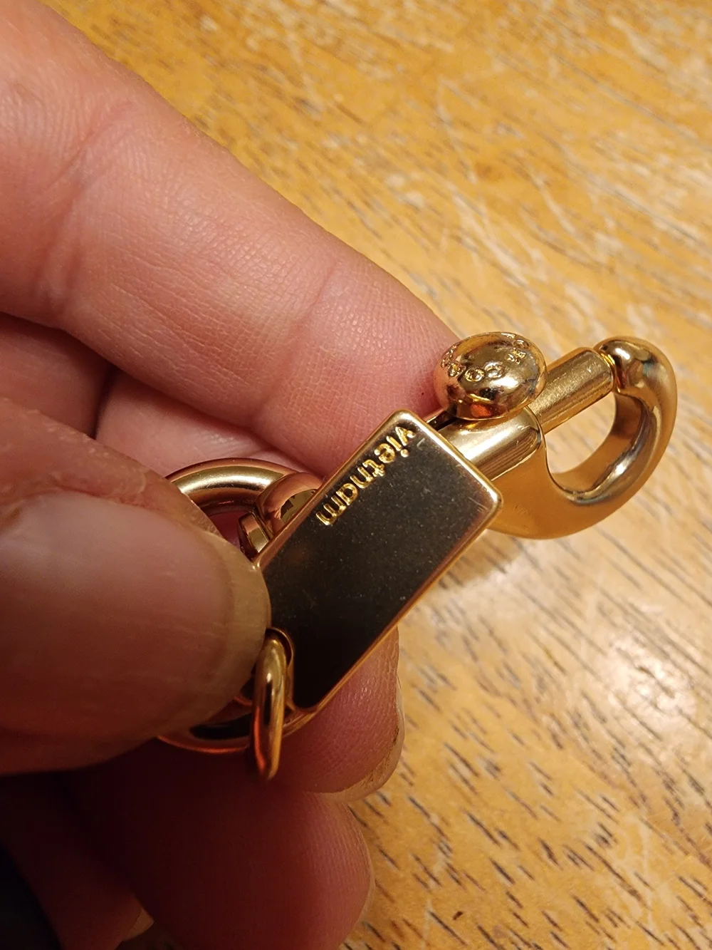 Coach Mirror Bag Charm in Signature Canvas the brand's iconic coated canvas